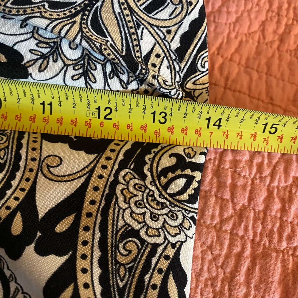 Carmen Marc Valvo strapless swimsuit. paisley with black rhinestones siz… - Picture 8 of 8